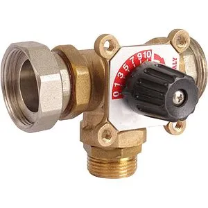 Насосный модуль с 3-х ходовым смесительным клапаном 1½&quot;н х 1&quot;в Rommer RDG-0003-002501 без насоса, 3