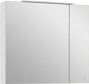 Шкаф-зеркало Roca Oleta 80 белый матовый A857647501, 1