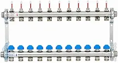 Группа коллекторная с расходомерами 11 отводов 1&quot;н/н x ¾&quot;ек Watts HKV2013AF 10070009