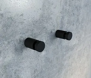 Крючок 2шт IDDIS Petite чёрный матовый PET2SB1i41 Крючок 2шт IDDIS Petite чёрный матовый PET2SB1i41, 3