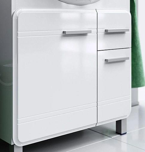 Тумба-умывальник напольная Aqwella Corsica 75 белый KOR0107+4620008197470