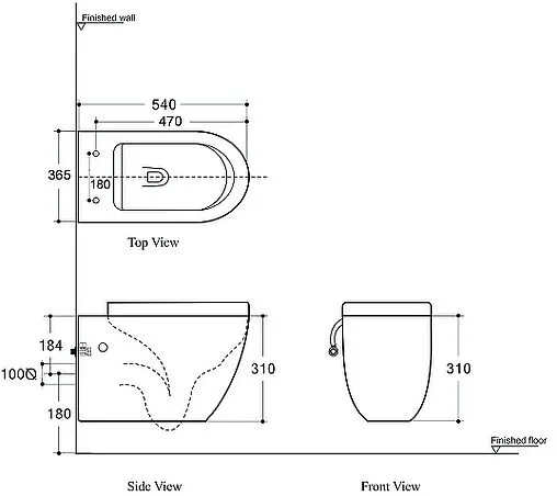 Унитаз подвесной безободковый Logan L1W белый 00261951