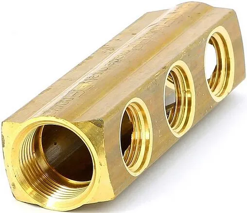 Коллектор распределительный проходной 3 отвода 1&quot;в/в x ½&quot;в Tiemme 1970065