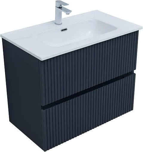 Тумба-умывальник Aquanet Джейн 80 маренго 00313302+