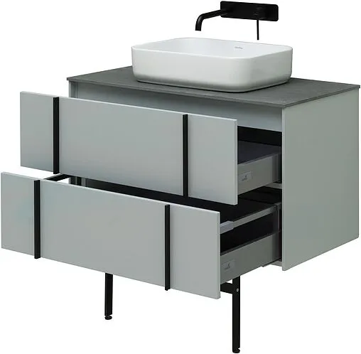 Тумба-умывальник подвесной Allen Brau Reality 90 папирус 1.32006.PWM+