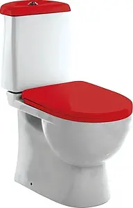Унитаз-компакт Sanita Luxe Best Color Red белый/красный WC.CC/Best/2-DM/RED.G/S1 Унитаз-компакт Sanita Luxe Best Color Red белый/красный WC.CC/Best/2-DM/RED.G/S1, 1