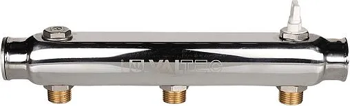 Коллектор распределительный проходной 2 отвода 1&quot;в/в x ½&quot;н Valtec VTc.510.SS.060402