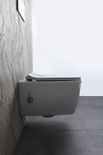 Унитаз подвесной безободковый с функцией биде и встроенным смесителем Allen Brau Liberty белый 4.33009.20