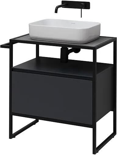 Тумба под умывальник напольная Allen Brau Priority 70 антрацит 1.31001.AM