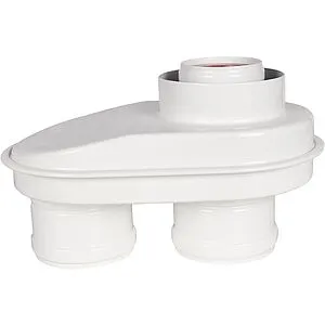 Адаптер разделительный Ø 60/100 x 80/80мм (алюм.) Rommer RCA-8080-240002, 3