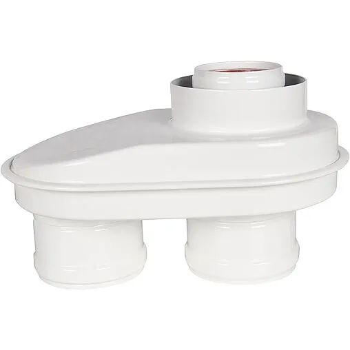 Адаптер разделительный Ø 60/100 x 80/80мм (алюм.) Rommer RCA-8080-240002