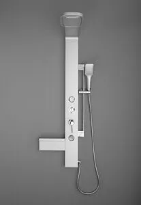 Душевая панель со смесителем для душа Aquanet хром матовый SL2015CS-1 Душевая панель со смесителем для душа Aquanet хром матовый SL2015CS-1, 3