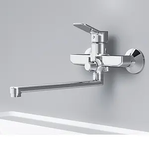 Смеситель для ванны с длинным изливом Am.Pm X-Joy хром F85A90000 Смеситель для ванны с длинным изливом Am.Pm X-Joy хром F85A90000, 4