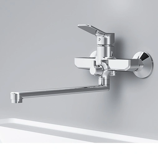 Смеситель для ванны с длинным изливом Am.Pm X-Joy хром F85A90000