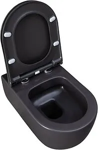 Унитаз подвесной безободковый Allen Brau Priority антрацит 4.31001.AN, 4