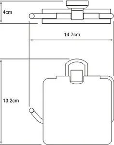 Держатель туалетной бумаги Wasserkraft Oder хром K-3025, 3