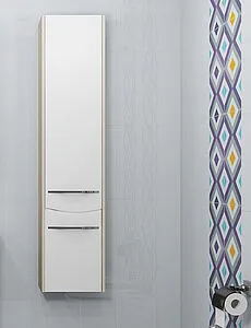 Шкаф-пенал подвесной Aquaton Инфинити 35 L белый/ясень коимбро 1A192303IFSCL, 3