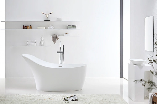 Ванна акриловая отдельностоящая Abber 169x75 AB9245