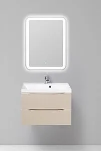 Тумба-умывальник подвесная BelBagno MARINO 70 Crema Opaco MARINO-700-2C-SO-CO-P+BB700/450-LV-MR-AST Тумба-умывальник подвесная BelBagno MARINO 70 Crema Opaco MARINO-700-2C-SO-CO-P+BB700/450-LV-MR-AST, 3