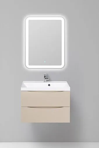 Тумба-умывальник подвесная BelBagno MARINO 70 Crema Opaco MARINO-700-2C-SO-CO-P+BB700/450-LV-MR-AST Тумба-умывальник подвесная BelBagno MARINO 70 Crema Opaco MARINO-700-2C-SO-CO-P+BB700/450-LV-MR-AST