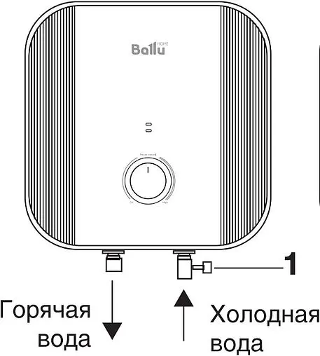 Водонагреватель накопительный электрический Ballu BWH/S 30 Smart WiFi DRY+