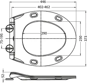 Крышка-сиденье для унитаза с микролифтом BelBagno Prospero белый BB2020SC, 2