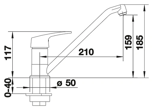 Смеситель для кухни Blanco Wega шампань 513995