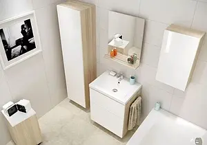 Комод Cersanit Smart 35 ясень/белый B-KD-SMA/Wh, 3