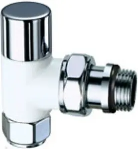 Вентиль запорный угловой M24x19 x ½"н LadyFAR белый/серебро FL 0137 12P Вентиль запорный угловой M24x19 x ½"н LadyFAR белый/серебро FL 0137 12P, 1