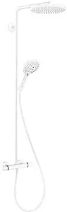Душевая система с термостатом для душа Hansgrohe Raindance Select S 240 1jet PowderRain белый матовый 27633700 Душевая система с термостатом для душа Hansgrohe Raindance Select S 240 1jet PowderRain белый матовый 27633700, 1
