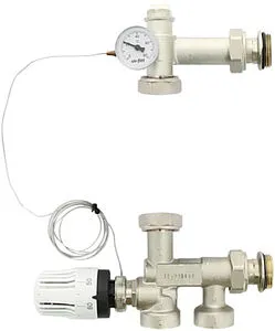 Узел насосно-смесительный без насоса Uni-fitt Solomix Mini 474M1100, 1