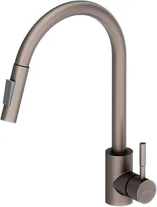 Смеситель для кухни с выдвижным изливом Dorff Logic сатин D3007511, 1