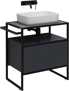 Тумба-умывальник напольная Allen Brau Priority 70 антрацит 1.31001.AM+, 1