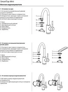 Водонагреватель проточный электрический Zanussi SmartTap Mini белый Водонагреватель проточный электрический Zanussi SmartTap Mini белый, 3