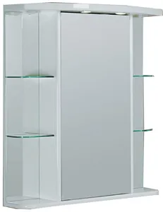 Шкаф-зеркало Aquaton Эмили 80 белый 1A002702EM010 Шкаф-зеркало Aquaton Эмили 80 белый 1A002702EM010, 1