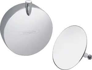 Внешняя монтажная часть сифона для ванны Hansgrohe Flexaplus S под сталь 58186800, 1