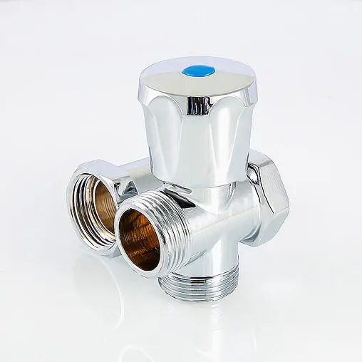 Вентиль регулирующий трехпроходной ¾&quot;н x ¾&quot;н x ¾&quot;в хром Valtec VT.230.N.05