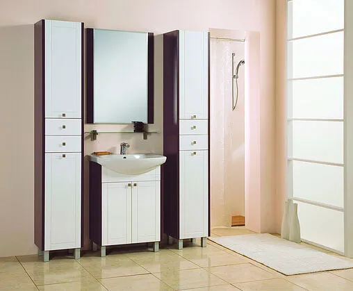 Зеркало Aquaton Альпина 65 венге 1A133502AL500