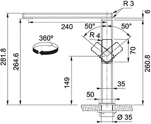 Смеситель для кухни Franke Centinox нержавеющая сталь 115.0547.854 Смеситель для кухни Franke Centinox нержавеющая сталь 115.0547.854, 2
