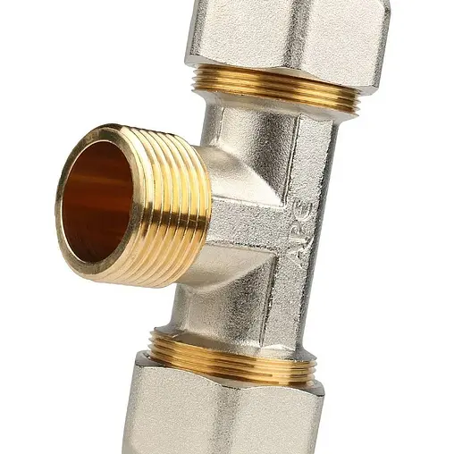 Тройник компрессионный переходной 32мм x 1"н x 32мм APE 733L 1x32