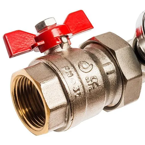 Группа коллекторная без расходомеров 11 отводов 1&quot;в/в x ¾&quot;ек Stout SMB 0468 000011