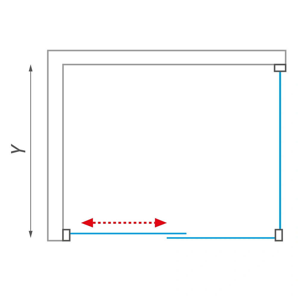 Душевое ограждение 1400x700мм матовое стекло Roltechnik Proxima Line PXD2N+PXBN/1400*700 526-1400000-00-15+527-7000000-00-15