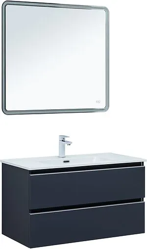 Тумба под умывальник подвесная Aquanet Вега 90 маренго 00329592