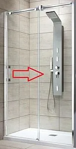 Неподвижный сегмент 650мм прозрачное стекло Radaway Espera DWJ 650 R 380214-01R Неподвижный сегмент 650мм прозрачное стекло Radaway Espera DWJ 650 R 380214-01R, 1