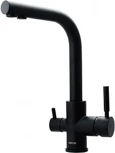 Смеситель для кухни с подключением к фильтру Swedbe Selene Plus чёрный матовый 8149, 3