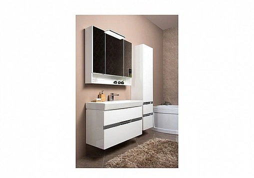 Тумба-умывальник Aquanet Виго 100 белый 00183403+00168784