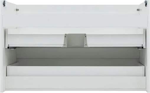 Тумба под умывальник подвесная Aquanet Нота New 100 белый глянец 00335420