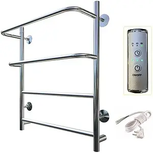 Полотенцесушитель электрический лесенка Тругор Пэк сп 19 60х50 32 мм полированная сталь Полотенцесушитель электрический лесенка Тругор Пэк сп 19 60х50 32 мм полированная сталь, 3