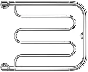 Полотенцесушитель водяной Terminus Фокстрот 1&quot; БШ 500х600 полированная сталь 4620768881046, 3