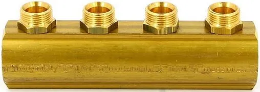 Коллектор распределительный проходной 4 отвода 1¼&quot;в/в x ¾&quot;ек Tiemme 1970035